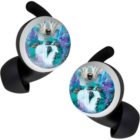 Night Wolf by Sheena Pike Google Pixel Buds Skin